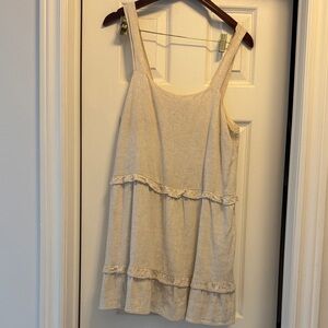 Chic Cream Ruffle Camisole